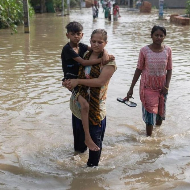 Flooding in North-West Delhi After Canal Breach