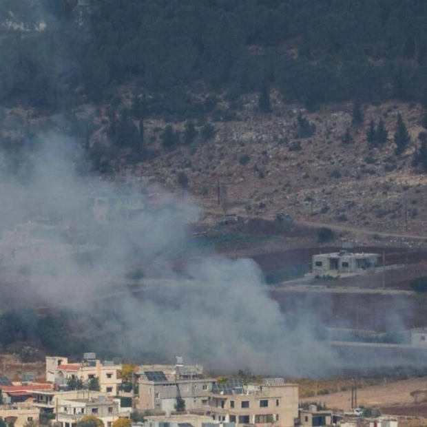 Smoke Rises on Lebanon-Israel Border Amid Hostilities