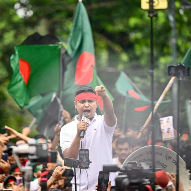 Bangladesh Students Rally to Mark Fall of Former PM Hasina