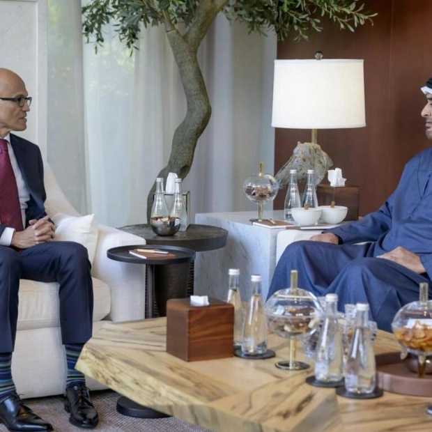 President Sheikh Mohamed Discusses AI with Tech CEOs in Washington