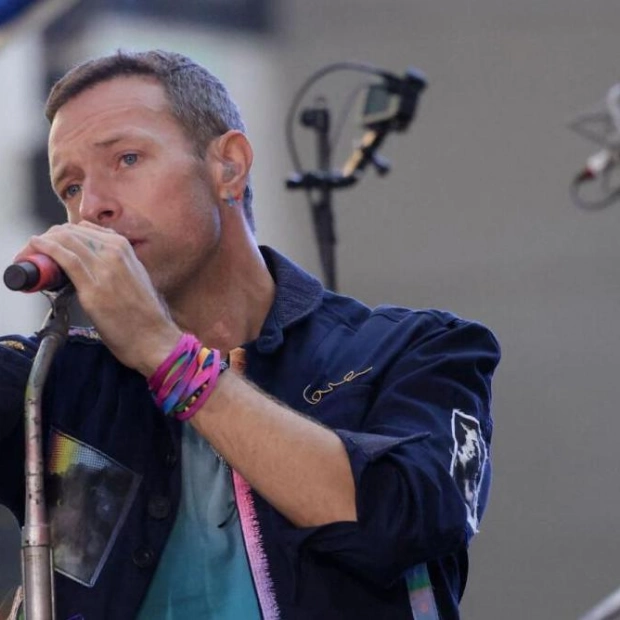 Chris Martin Falls Through Trap Door During Coldplay Concert