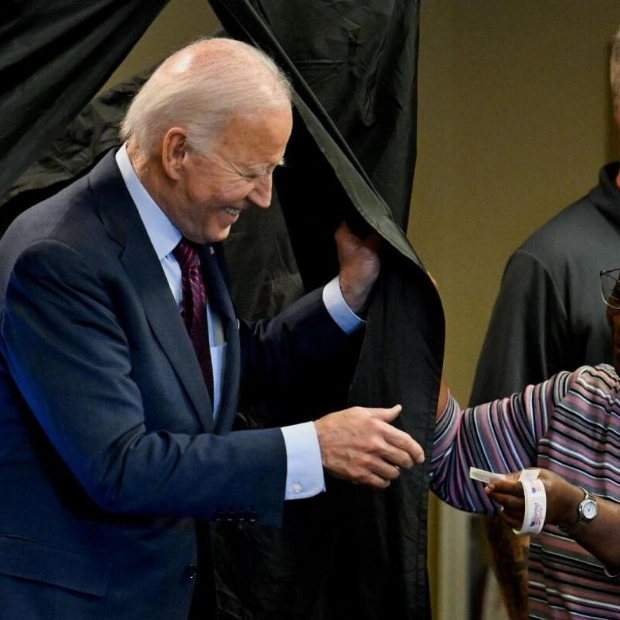 Joe Biden Votes Early in 2024 Presidential Election