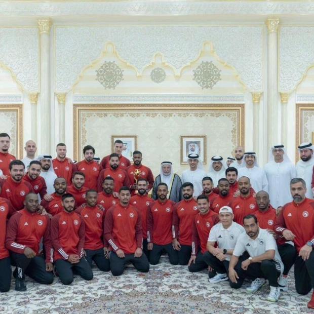 Sharjah Ruler Celebrates Handball Club's Asian Championship Win