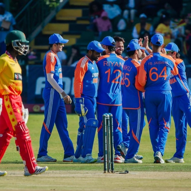 India Secures 4-1 Series Win Over Zimbabwe in T20 Internationals