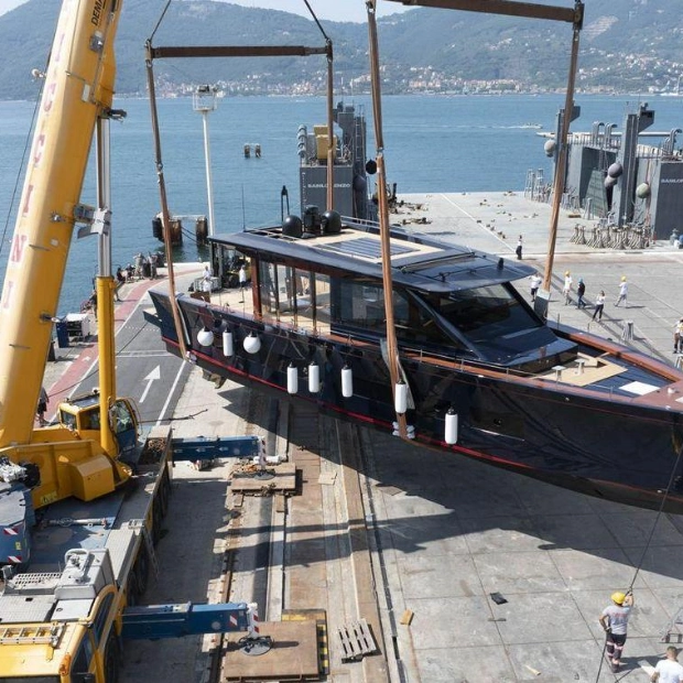 Nautor Swan Launches Solle One at Sanlorenzo's Italian Shipyard