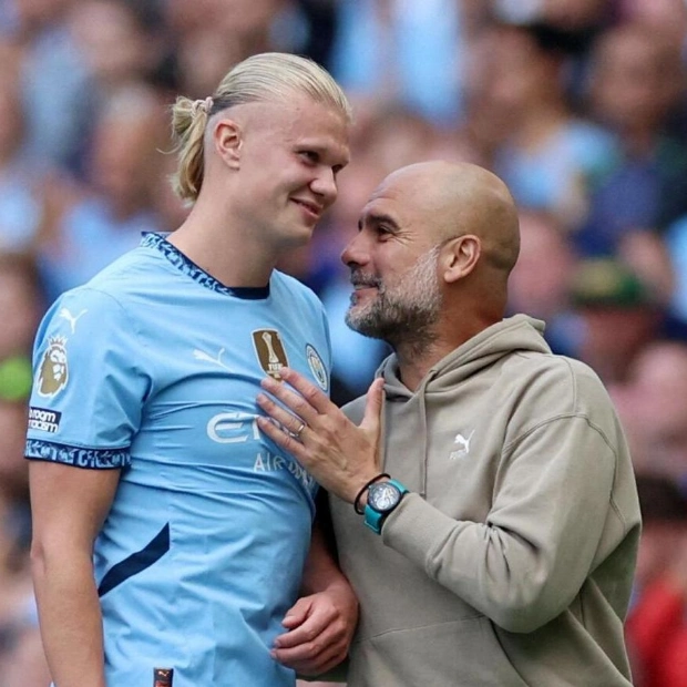 Pep Guardiola: Erling Haaland Could Be Among Football's Elite Strikers