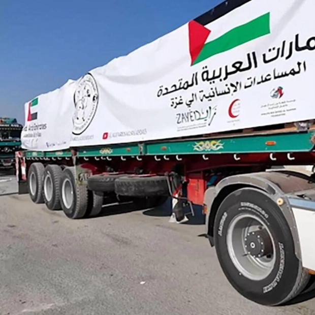 UAE Convoys Deliver Over 600 Tonnes of Aid to Gaza