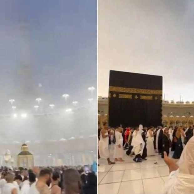 Heavy Rain and Thunder Hit Makkah, Civil Defence Issues Red Warning