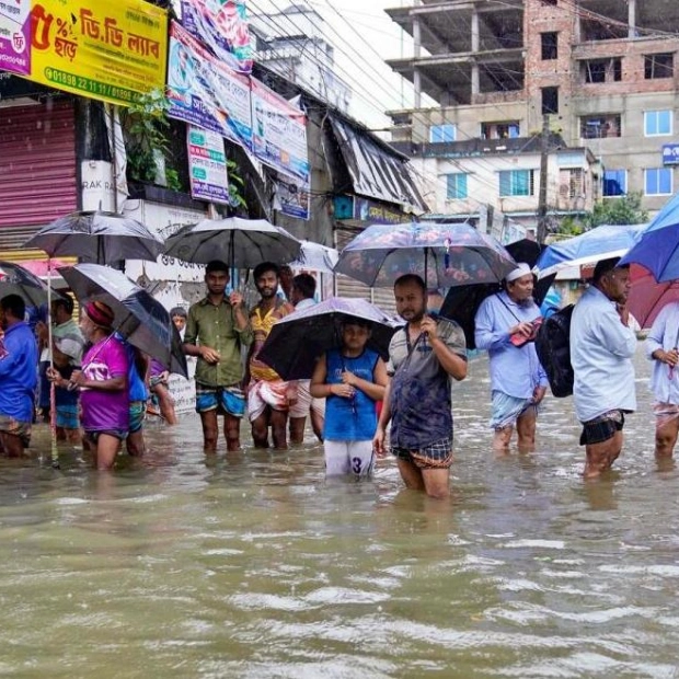 Monsoon Floods Stranded Three Million in Bangladesh, Killing Two