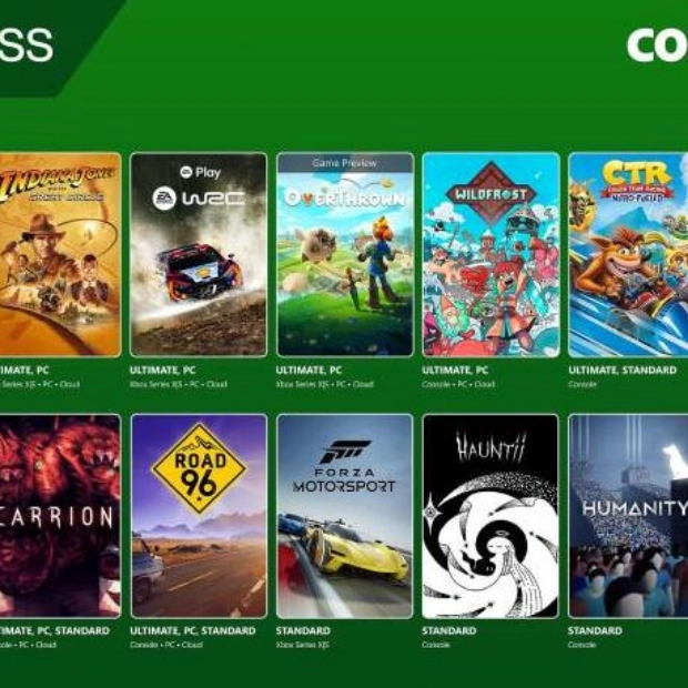 Microsoft объявляет о новых играх для Game Pass