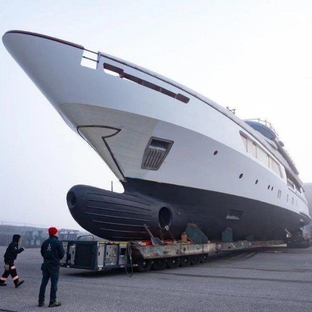 Codecasa Shipyard Advances on 56.8-metre Yacht Hull F81