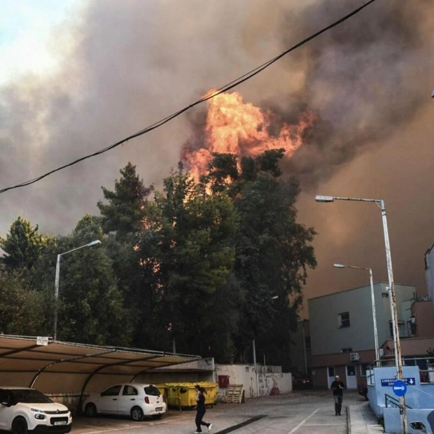 Athens Residents Evacuated Amidst Firefighting Efforts