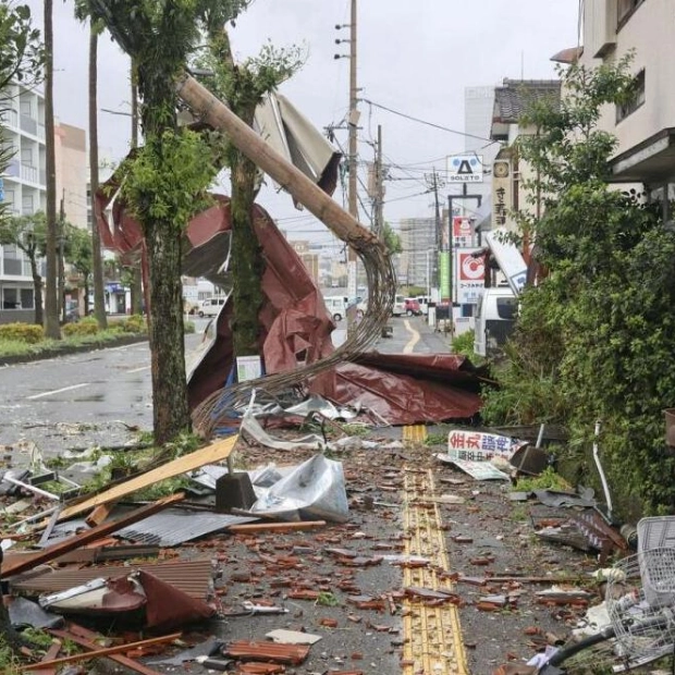 Typhoon Shanshan Batters Japan, Triggering Widespread Disruptions