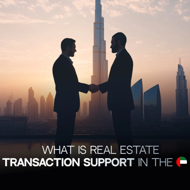 What is real estate transaction support in the UAE