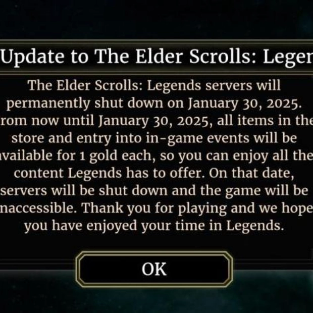 The Elder Scrolls: Legends — Закрытие игры в 2025 году