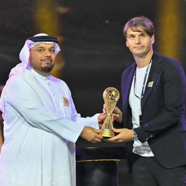 Ali Saleh Wins Golden Ball at 2023-2024 UAE Pro League Awards