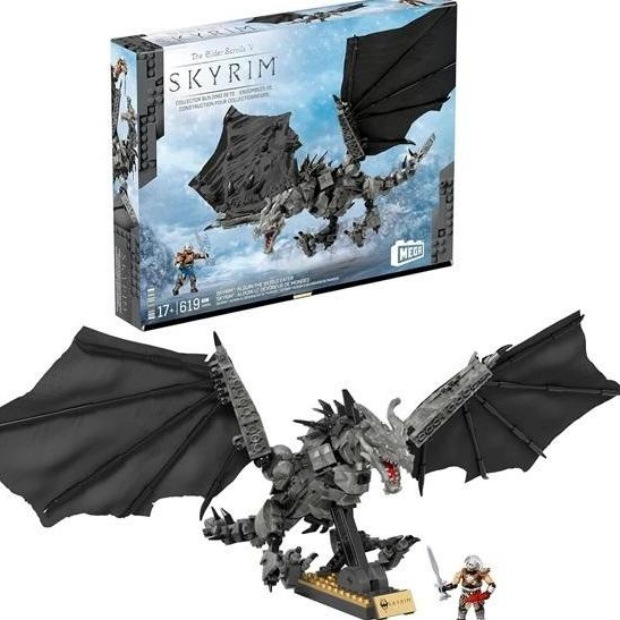 Skyrim Mega Bloks Set: Alduin and Dragonborn