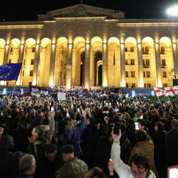 Georgia's New Parliament Faces First Session Amid Protests