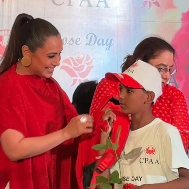 Rani Mukerji Spends Day with Cancer Patients in Mumbai