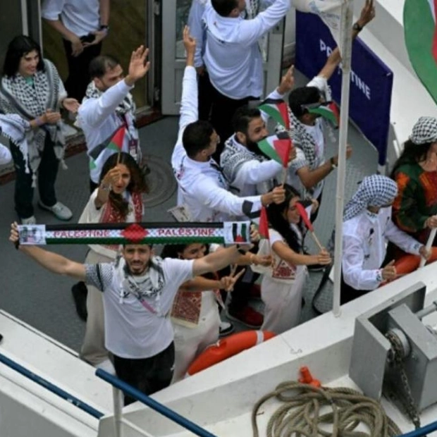 Palestinian Boxer Wears Protest Shirt at Paris Olympics Opening