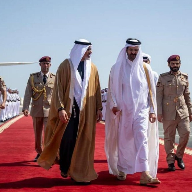 Abu Dhabi Crown Prince Visits Qatar