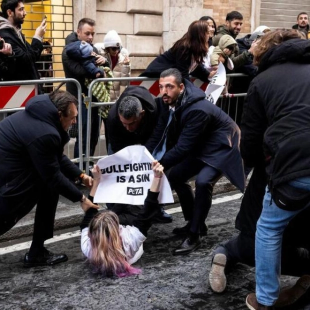 PETA Activists Disrupt Pope's Convoy in Rome