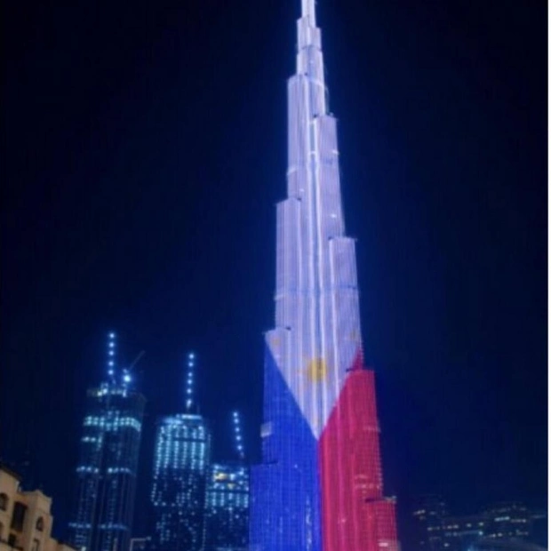 Burj Khalifa Lights Up for Philippines Independence Day