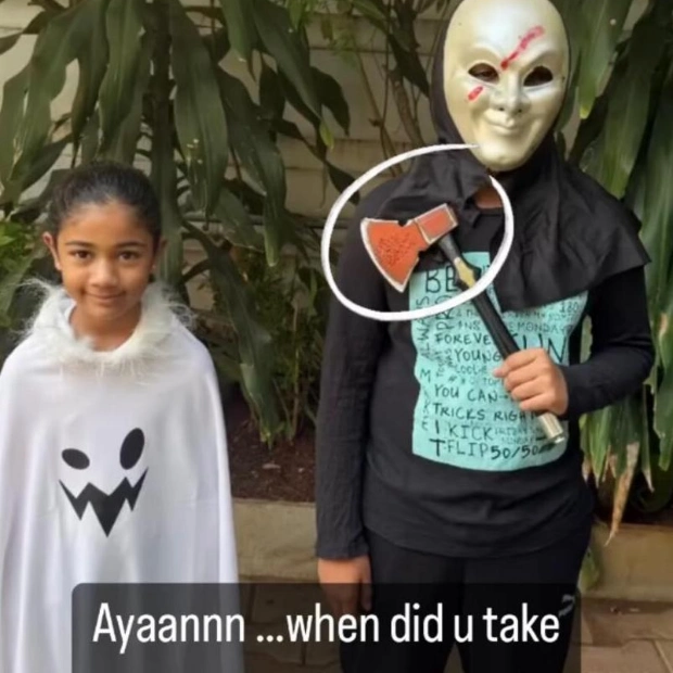 Allu Arjun Shares Halloween Fun with Kids