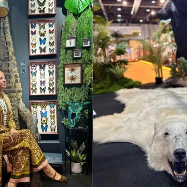 Exotic Wildlife Specimens on Display at Abu Dhabi Exhibition