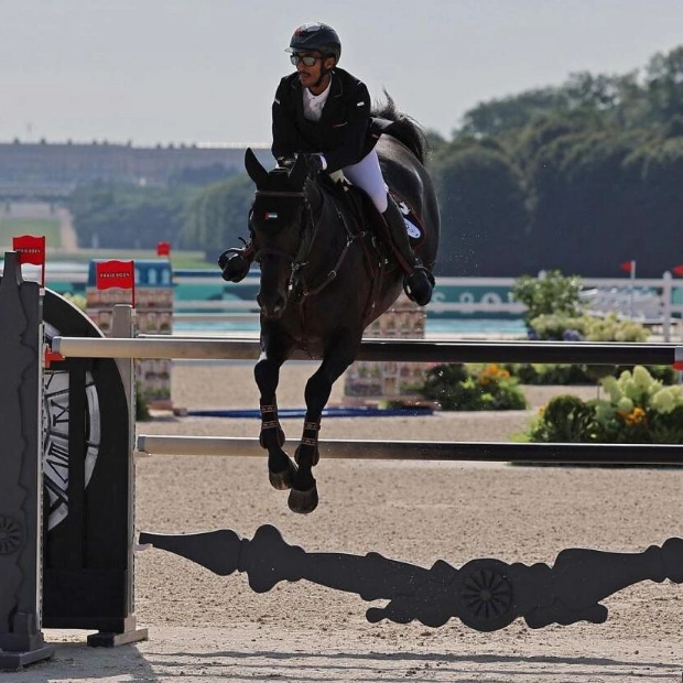 UAE's Omar Al Marzouqi Competes in Paris Olympics Show Jumping Final