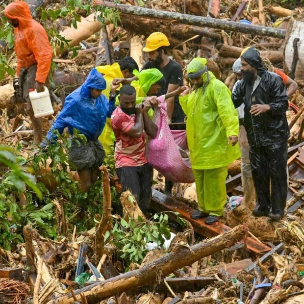 Rescue Efforts Underway After Deadly Landslides in Kerala's Wayanad District