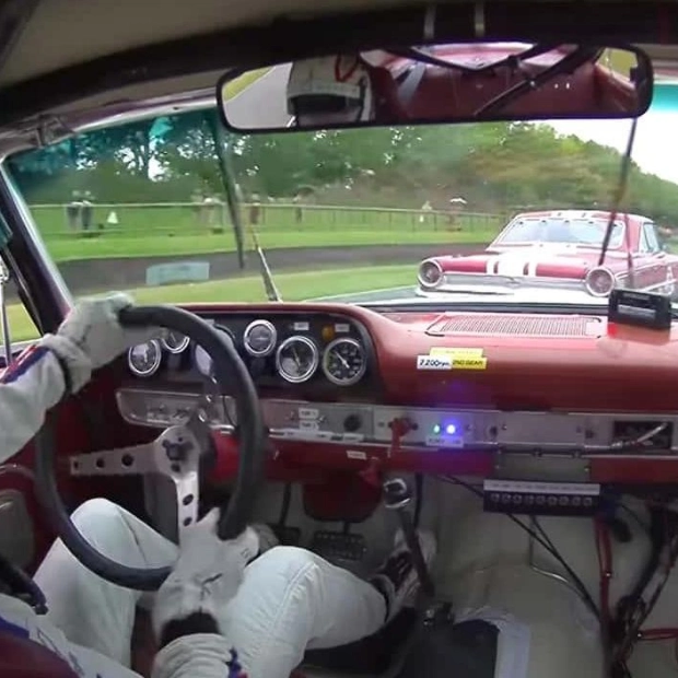 Romain Dumas' Thrilling Performance in the St. Mary's Trophy at Goodwood Revival