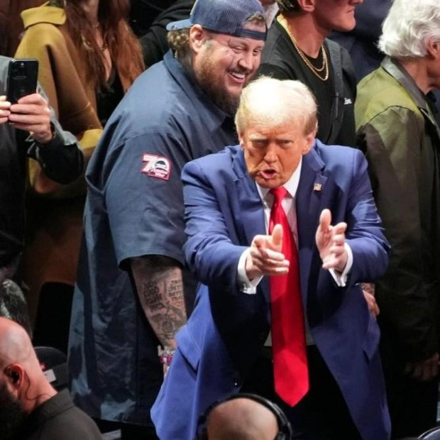 Trump Makes Grand Entrance at UFC 309