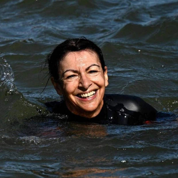 Paris Mayor Swims in Seine to Prove River's Olympic Readiness