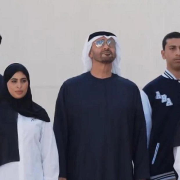 President Sheikh Mohamed Raises UAE Flag at Qasr Al Hosn