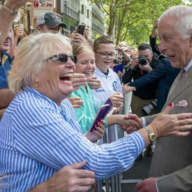 King Charles Meets Public in Australia