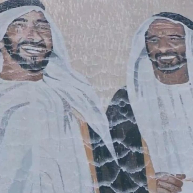 Mosaic Mural Honors UAE Founding Fathers