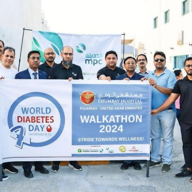 Thumbay Hospital Fujairah Hosts Successful Walkathon for Diabetes Awareness