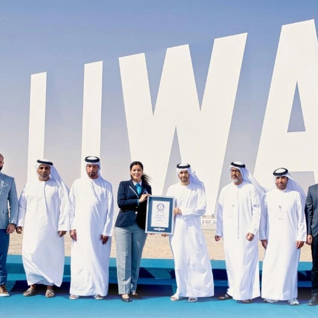 UAE Breaks Record with World's Tallest Landmark Sign