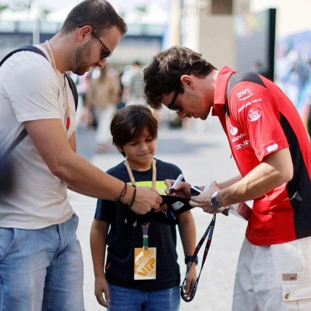 Leclerc's Fan Encounter at Abu Dhabi GP