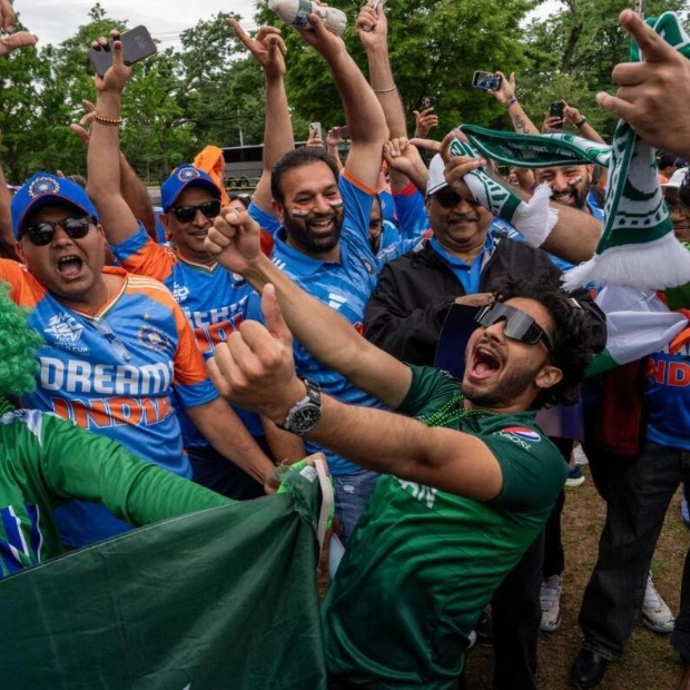India-Pakistan Cricket Showdown Draws Thousands in New York
