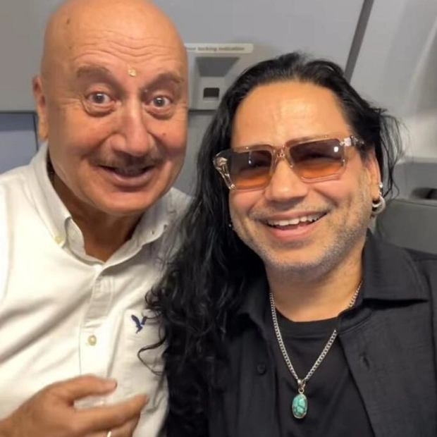 Anupam Kher Shares Fun Video with Singer Kailash Kher