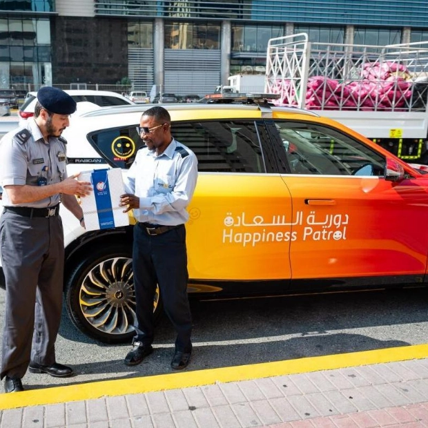 Abu Dhabi Police's 'Happiness Patrol' Rewards Good Drivers