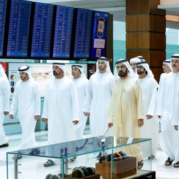 Sheikh Mohammed Reviews Progress at Dubai International Airport Terminal 3