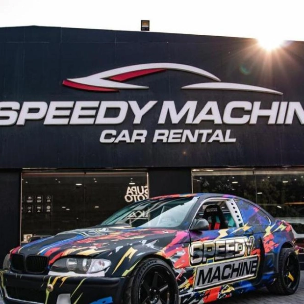 Speedy Machine Joins Red Bull Car Park Drift 2024