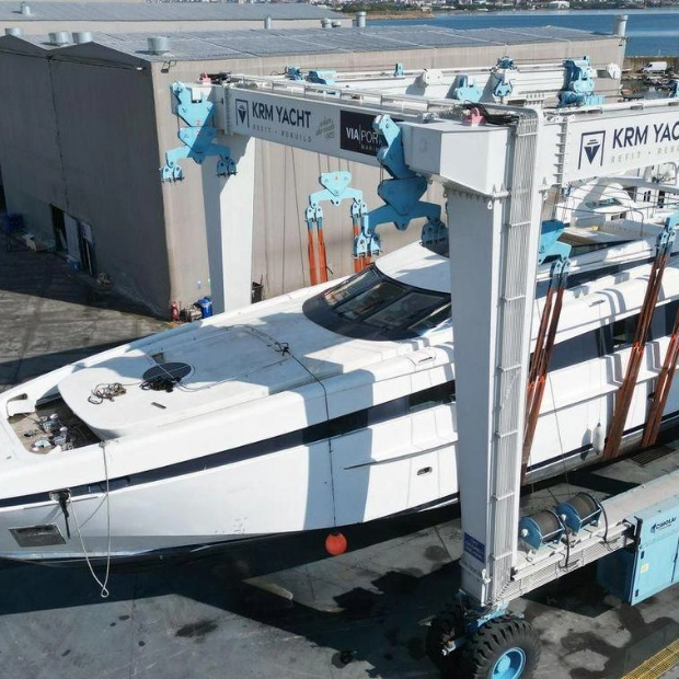 Opus II Yacht Undergoes Major Refit in Istanbul