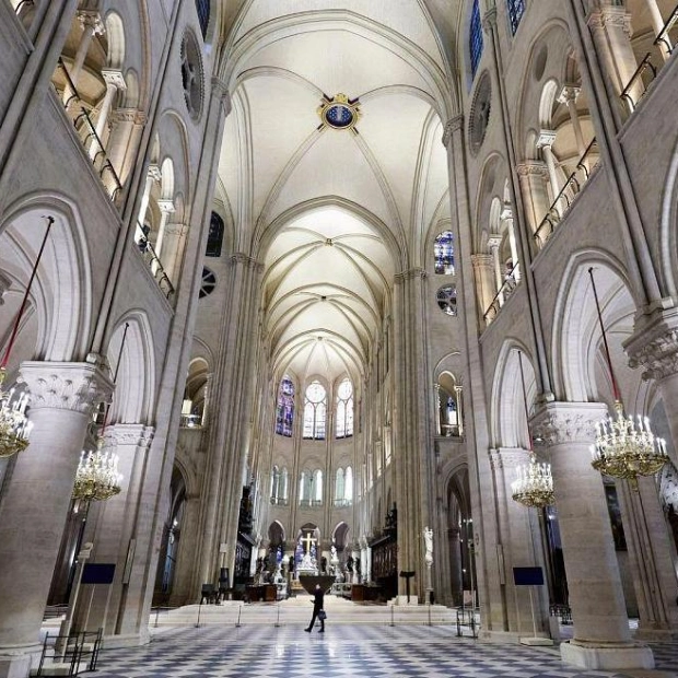 Notre Dame Cathedral's Interior Reconstruction Revealed