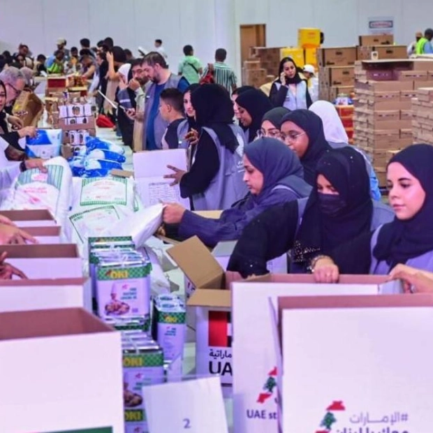 UAE Volunteers Assemble Aid Kits for Lebanon