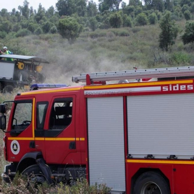 Algerian Firefighters Battle Wildfires in Kabylie Region