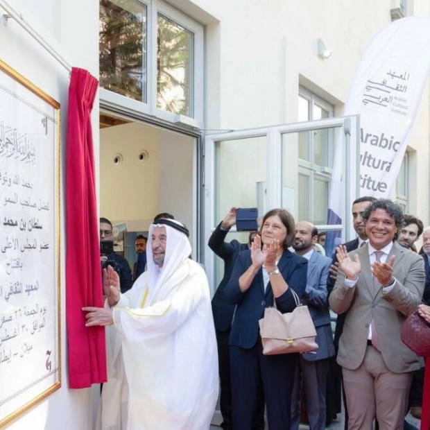 Dr. Sheikh Sultan Inaugurates Arabic Cultural Institute in Milan